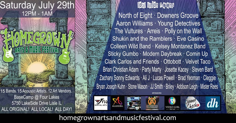 11th annual Homegrown Arts and Music Festival 2023 Base Camp Pub